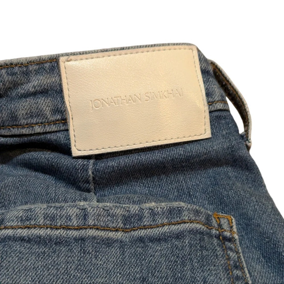 Jonathan Simkhai Wiley Medium Wash Jogger Denim Jeans Size 25 - Picture 4 of 11